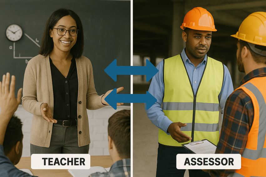 Transition - Brooks and Kirk teacher to assessor